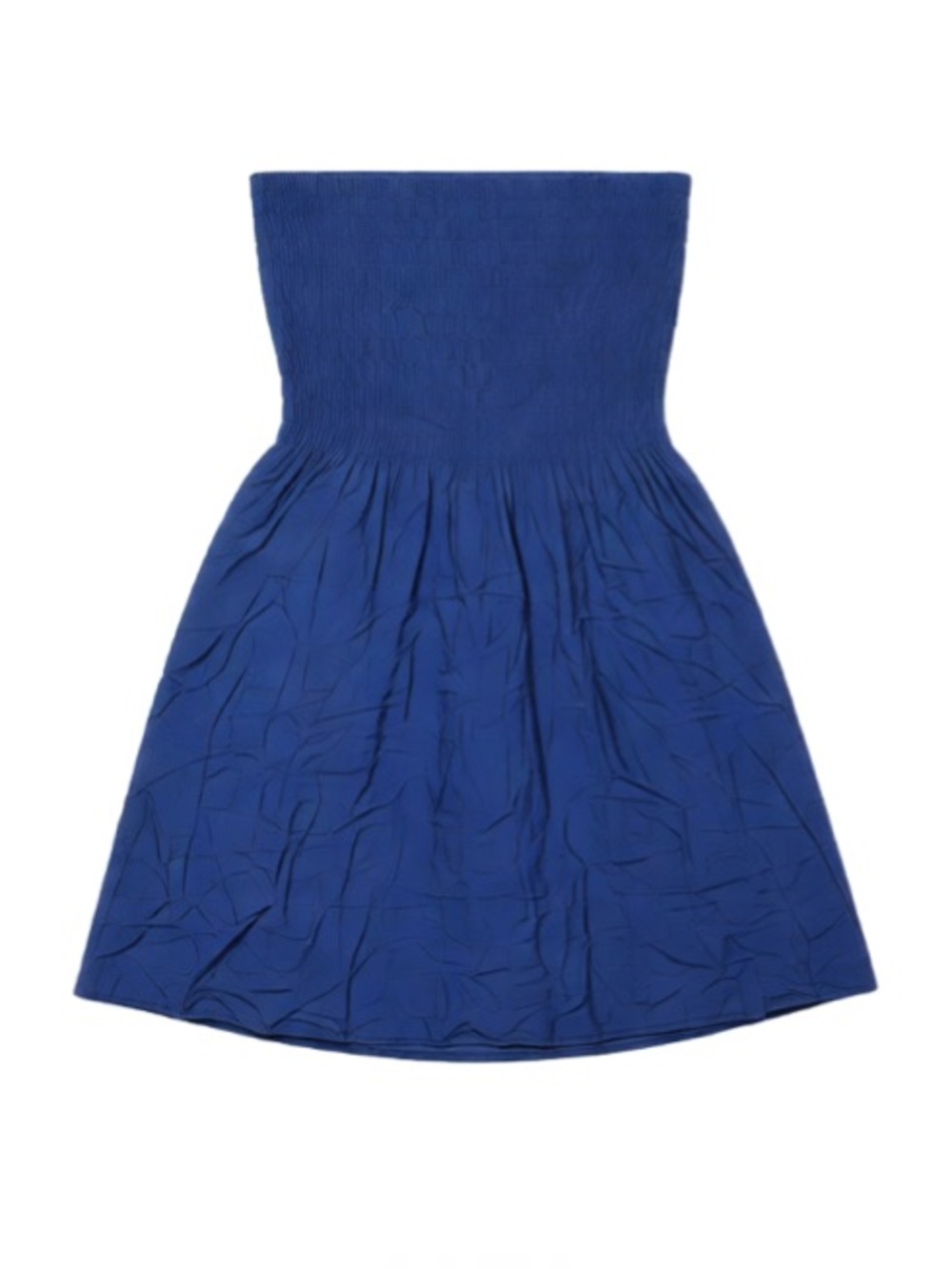 NWT Just Quella Strapless Blue Mini Dress - Classic Tube Top Style